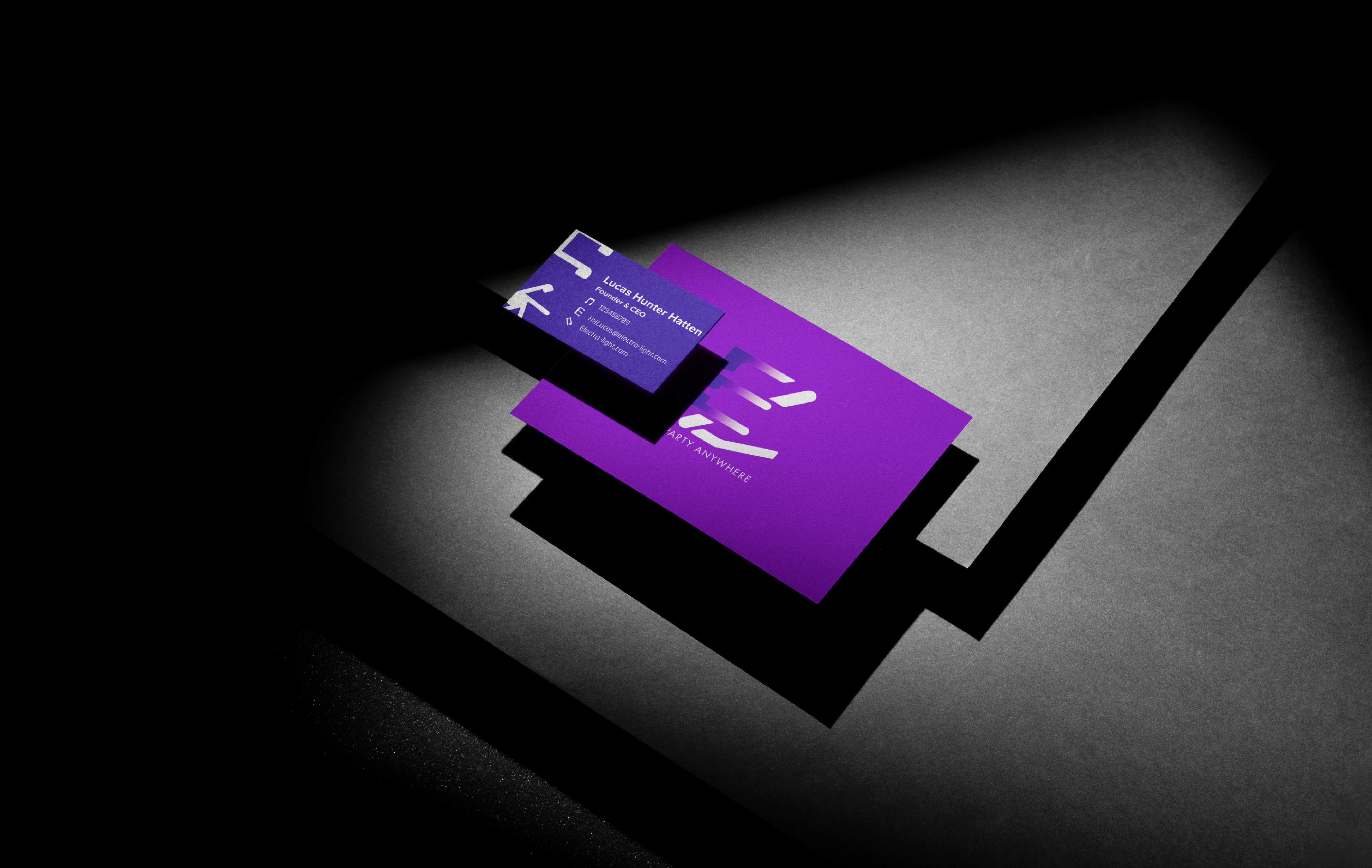 Electra-Light merch close-up