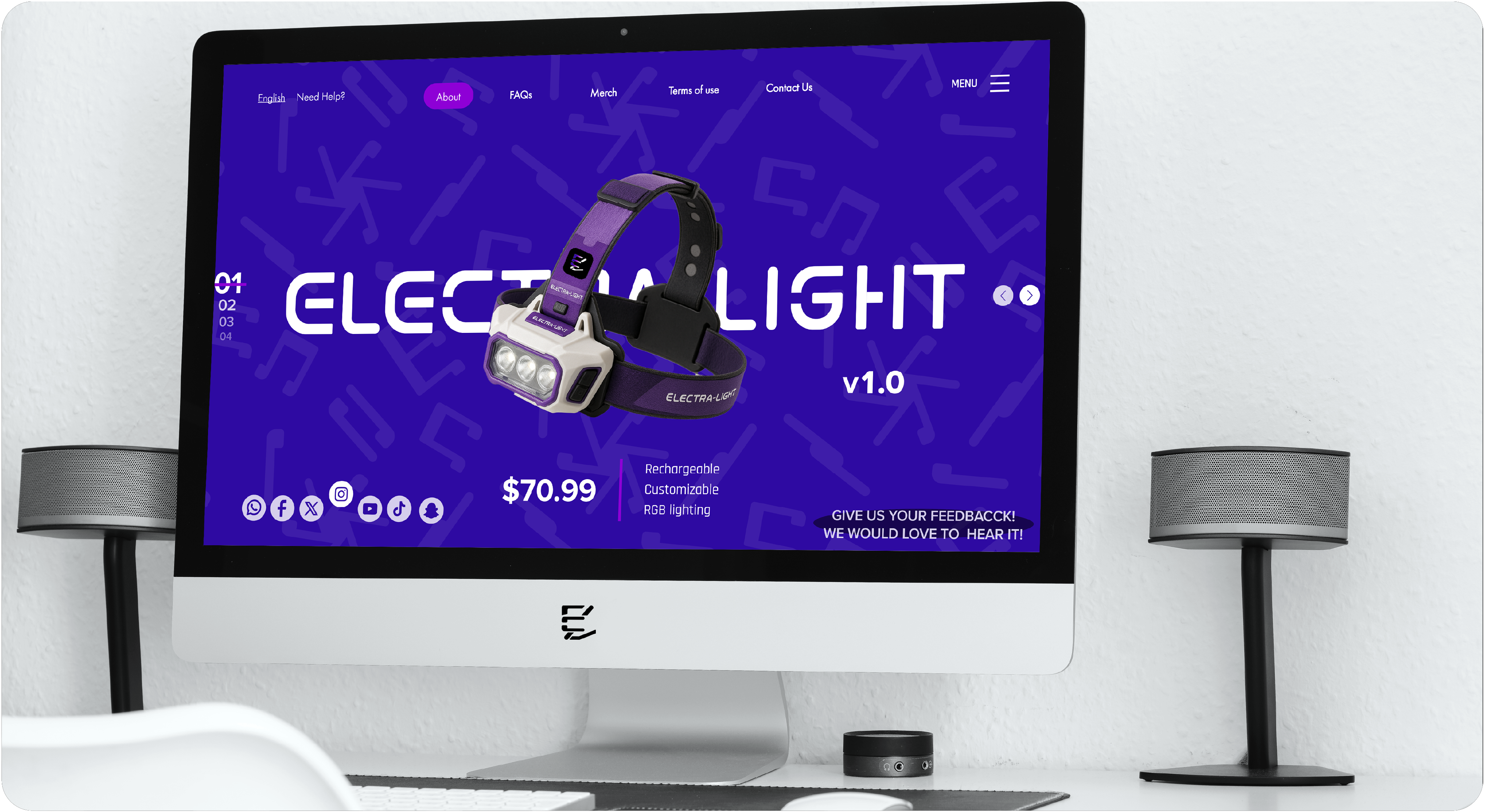 RGB headlamp design demo